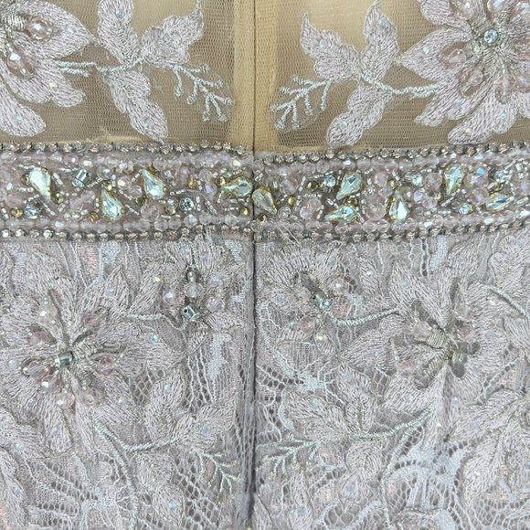 Mac Duggal Embroidered Illusion Appliqued Bodice Trumpet Gown 79368, Beaded - Picture 10 of 15